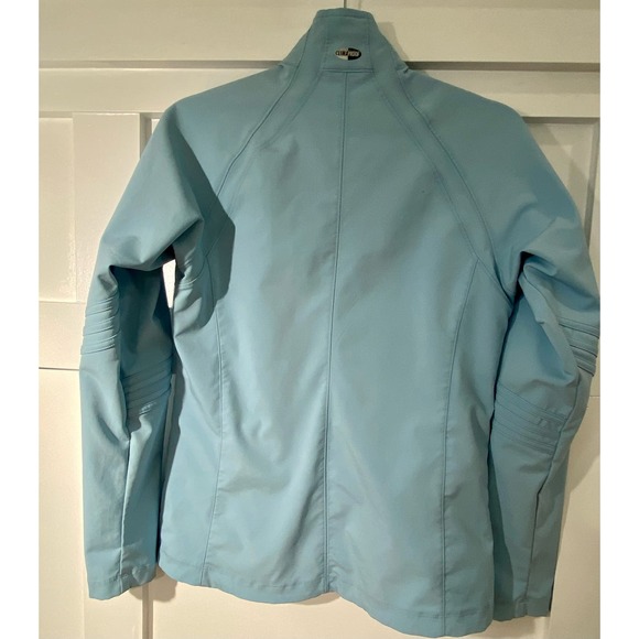 Adidas Beautiful Soft Blue Performance Track Jacket, Size M * wom158 - Picture 3 of 12